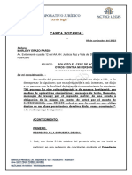 CARTA NOTARIAL, Dc. Rolly