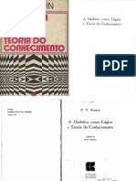 KOPNIN - A Dialetica Como Lógica e Teoria Do Conhecimento (PDF Texto)