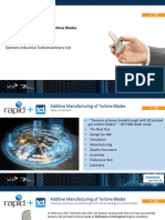 Additive Manufacturing of Turbine Blades