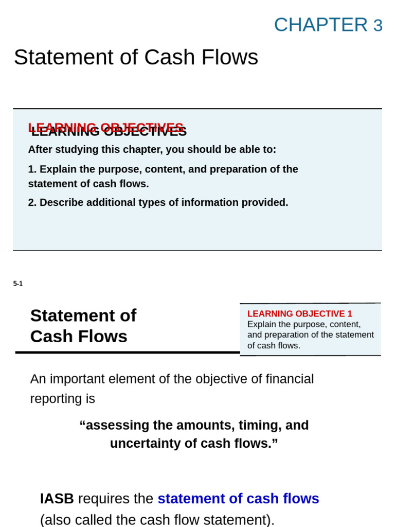 Understanding the Statement of Cash Flows | PDF | Cash Flow Statement ...