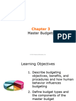 Chapter 3 Master Budget