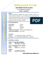 CV Ana Maria Rojas Alhua1