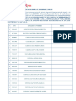 Acta de Charla de Seguridad y Salud