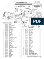 Service Parts List: 54-40-6120 Jig Saw C56A 6278-20 See Pages 2 & 3