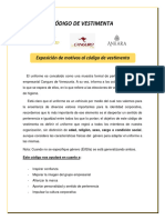 Codigo de Vestimenta P