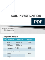 Soil Investigation Jdu JDP