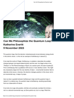 Can We Philosophize The Quantum Leap - Katherine Everitt 2023
