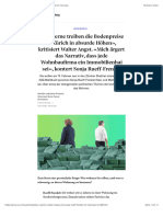 Wahlen Zürich: Walter Angst Und Sonja Rueff-Frenkel Im Interview
