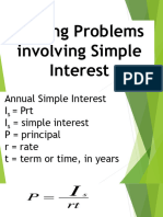 Solving Problem On Simple Interest