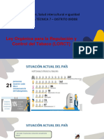 Diapositivas Ley Organica de Control y Regulación de Tabaco