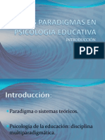 Los Paradigm As en Psicologia Educativa