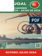 Roteiro Portugal para Pescadores Esportivos - Julho - 2024