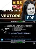 Vector - All JEE 2023 PYQs