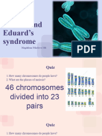 Down's, Edward's and Patau's Syndrome