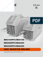 (EN) JASIC EVO20 - MIG - User Manual - MIG160PFC (N2S22) - MIG160 (N2S12) - MIG200PFC (N2S62) - MIG200 (N2S32) - MIG250PFC (N2SA2) - MIG250 (N2S82)