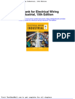 Test Bank For Electrical Wiring Industrial 15th Edition