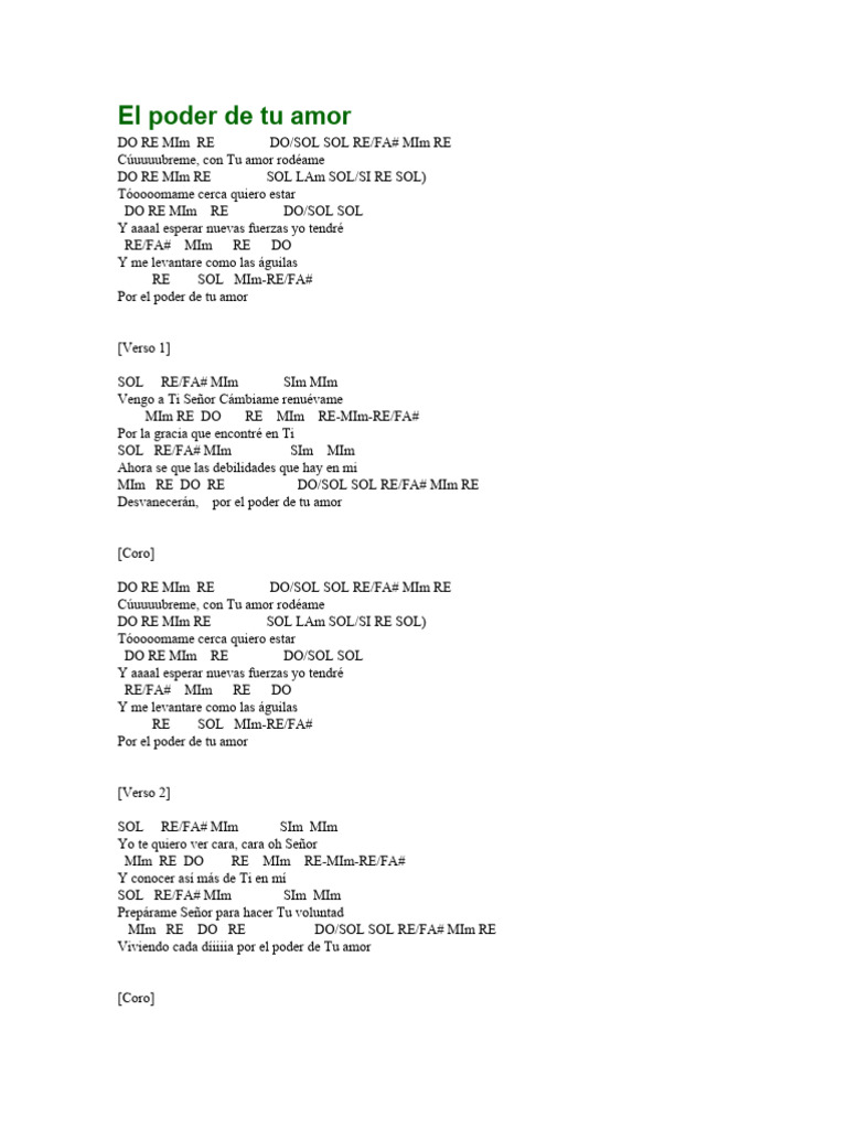 El Poder De Tu Amor Pdf