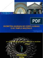 Geometria Sagrada Corpo Humano e Otemplo Maconico