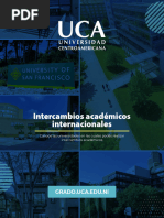Intercambios Academicos UCA