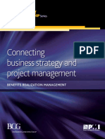 Connecting business strategy and project management - BENEFITS REALIZATION MANAGEMENT