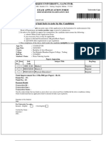Annexure II - Sample Exam Form