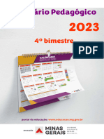 Calendario Pedagógico 2023 - 4º BIMESTRE