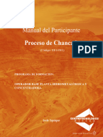 Manual - Proceso de Chancado