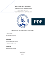 Universidad Privada Antenor Orrego Facultad de Medicina: "Año de La Unidad, La Paz y El Desarrollo"