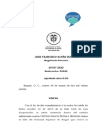 Jose Francisco Acuña Vizcaya Magistrado Ponente SP757-2020 Radicación: 50540 Aprobado Acta N.55