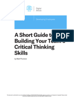 Matt Plummer - Guía para Construir Equipos Con Habilidades de Pensamiento Crítico o Critical Thibking