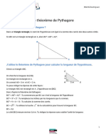 Theoreme de Pythagore