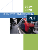 2019 2020 Chemistry Investigatory Project