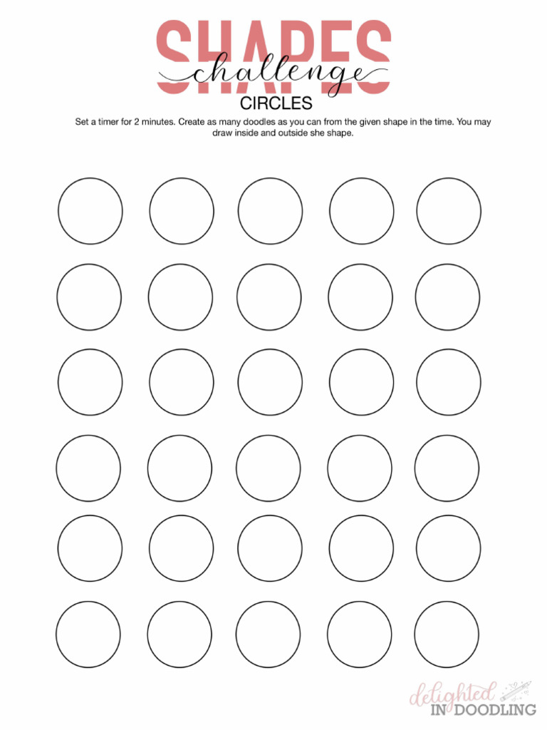 Circle Challenge Pdf