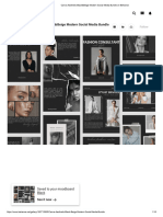 Canva Aesthetic Black&Beige Modern Social Media Bundle On Behance