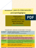 1  Modelos  para la intervención psicopedagógica