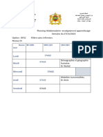 Rapport de Stage