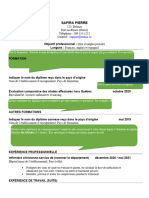 Modele CV - RSQ Avec Annexe