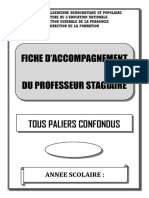 Fiche Daccompagnement Du Stagiaire