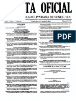 Gaceta Oficial: de La República Bolivariana de Venezuela