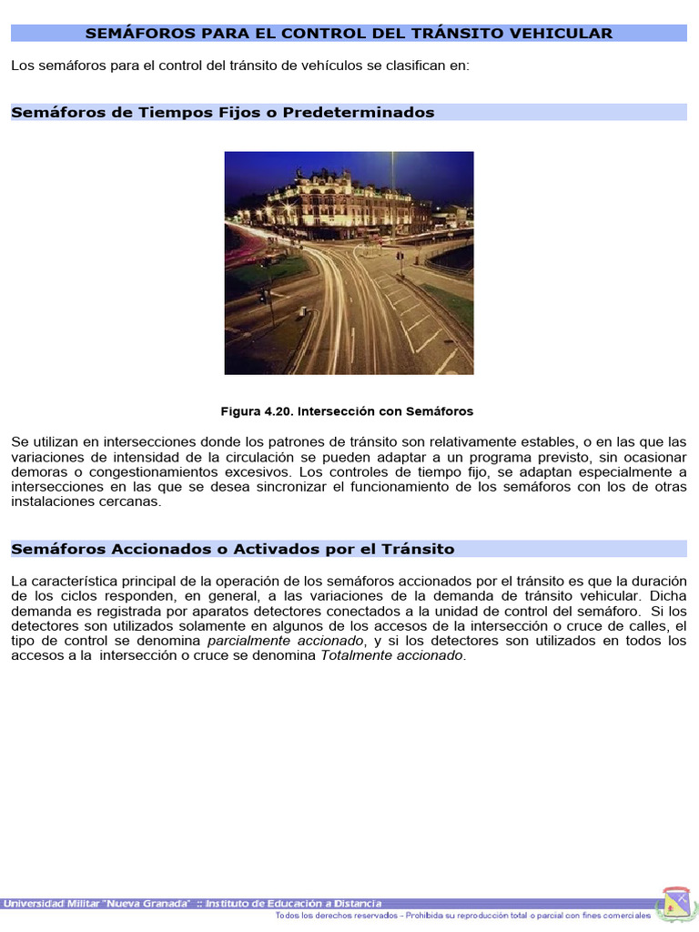 Semáforos para El Control Del Tránsito Vehicular | PDF | Negocios