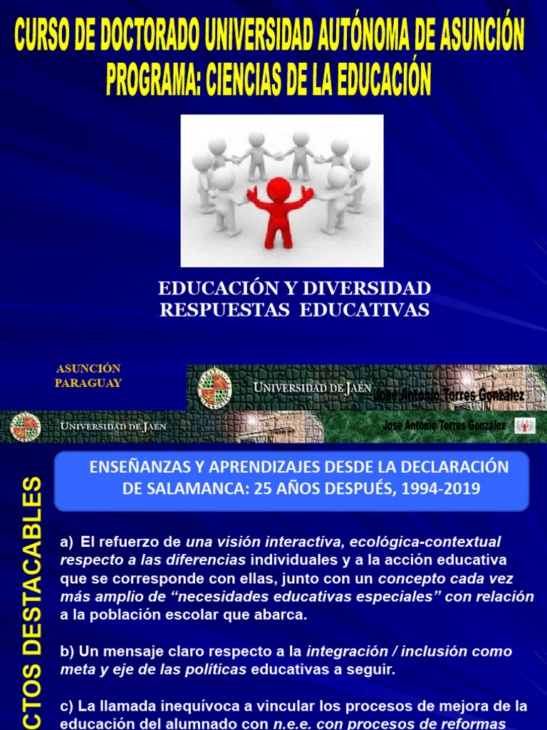 Educación Inclusiva y Diversidad en Paraguay | PDF | Plan de estudios ...