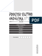 Prova Processo Seletivo Indigena UFSM 2020