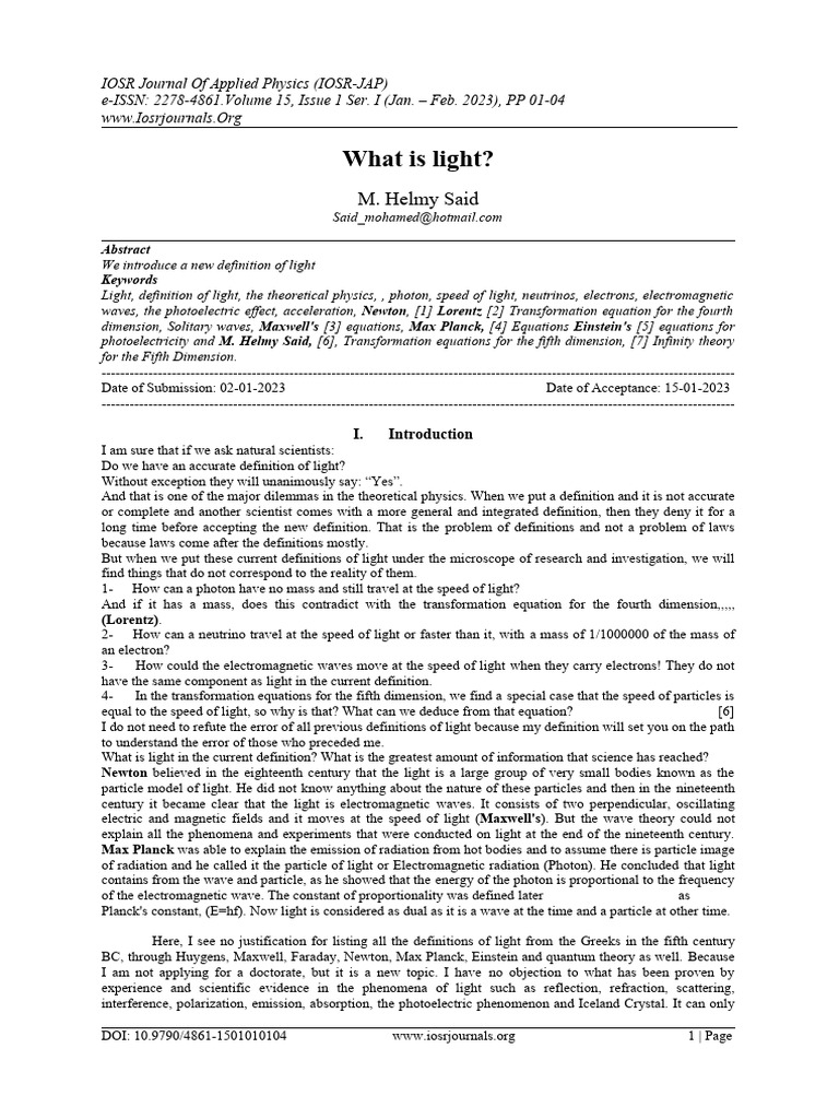 whatis-light-iosr-pdf-light-electromagnetic-radiation