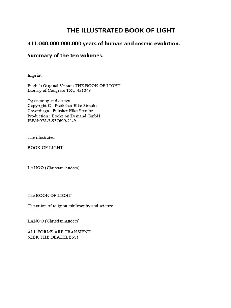 The Illu. Book of Light PDF Plate Tectonics