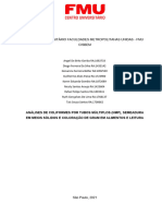 Roteiro para Aula Prática e Relatório - Aula 2 - Analise de Alimentos