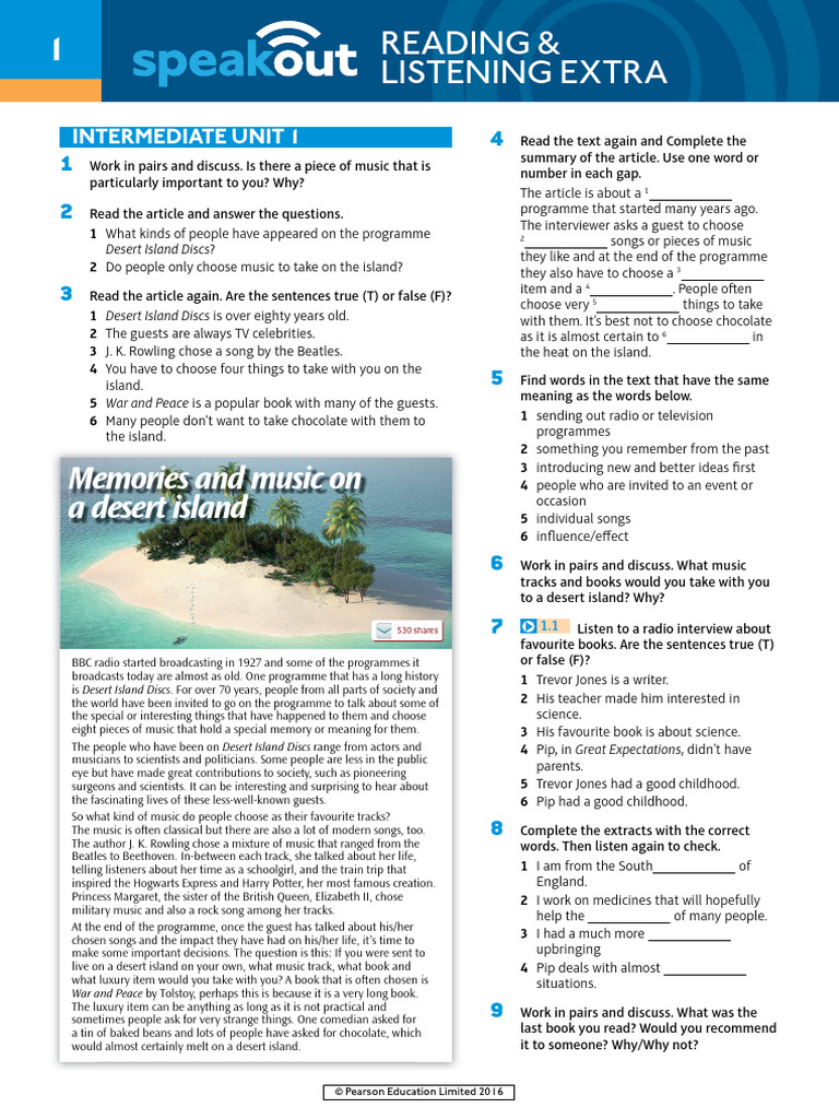 Reading&Listening Extra | PDF | William Shakespeare