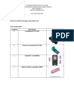 Lista de Materiales TI - II