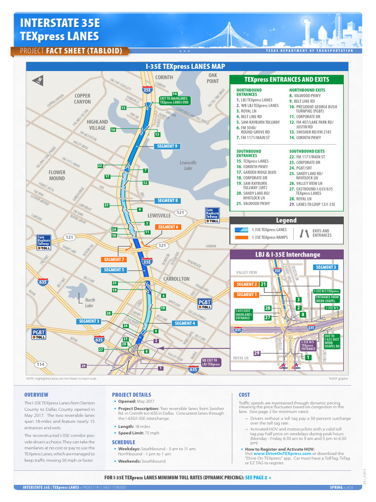 I-35E TEXpress Lanes Overview | PDF | Transport Economics | Transport