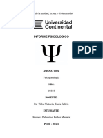 Informe Psicologico 10