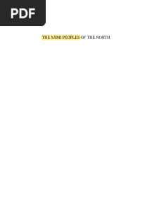 The Sami Peoples of The North A Social and Cultural History